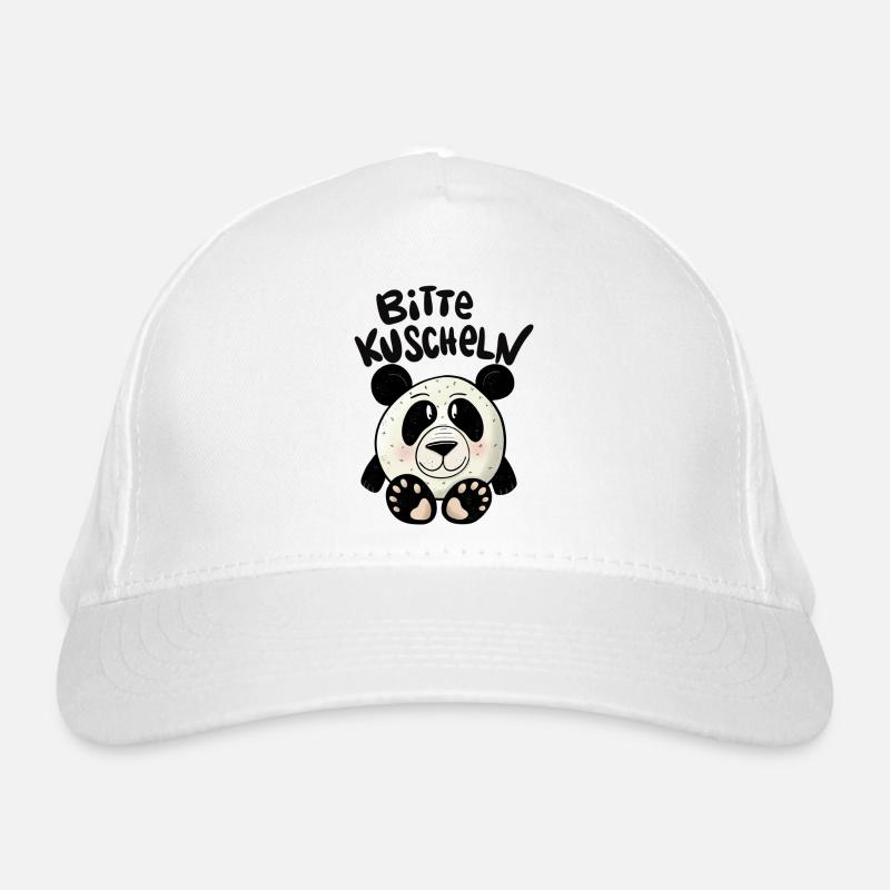 Panda Kuscheln Bio-Baseballkappe