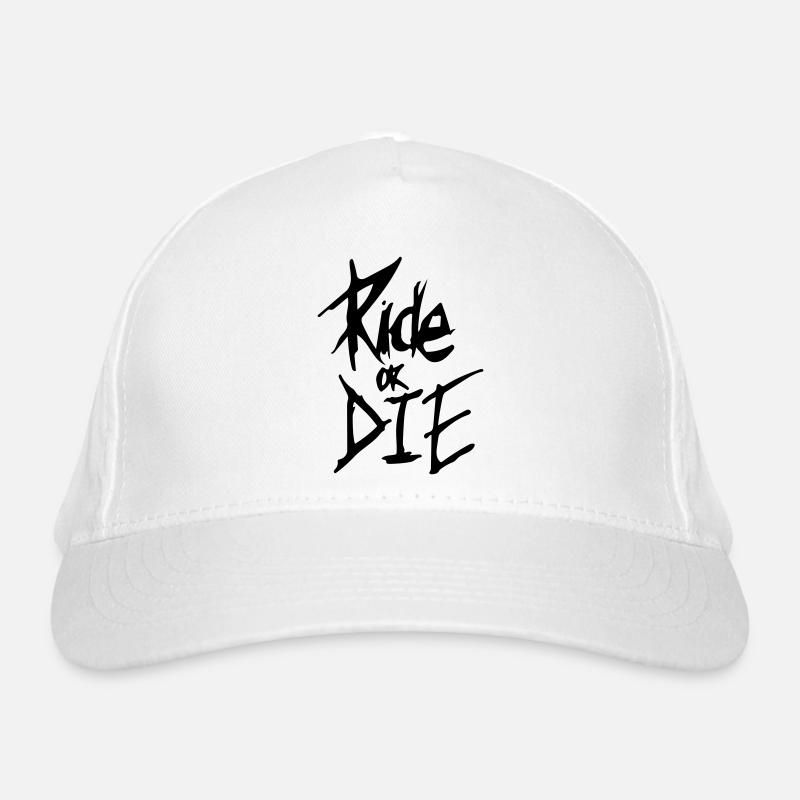 reite oder stirb Bio-Baseballkappe