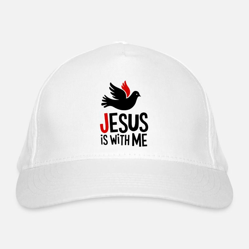 Jésus est avec moi Casquette classique bio