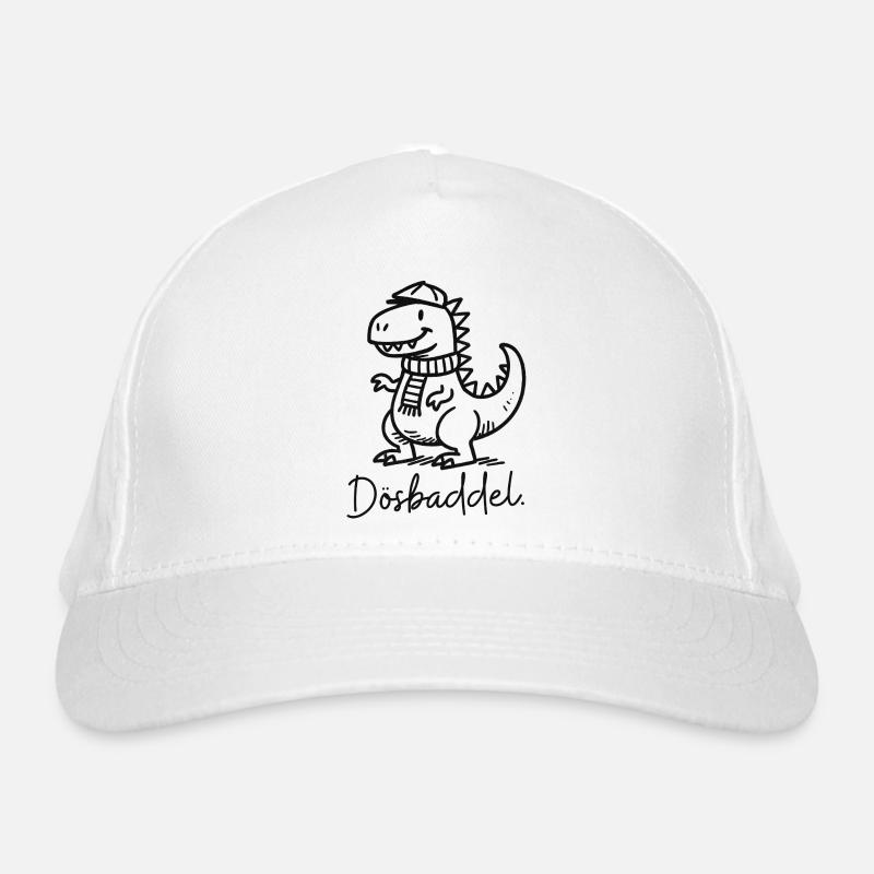 Plattdeutsche Schimpfwörter Dino "Dösbaddel" Bio-Baseballkappe