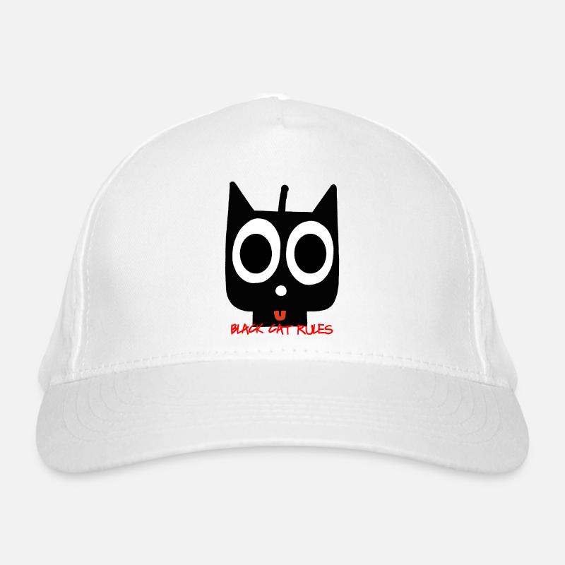Black Cat Organic Baseball Cap