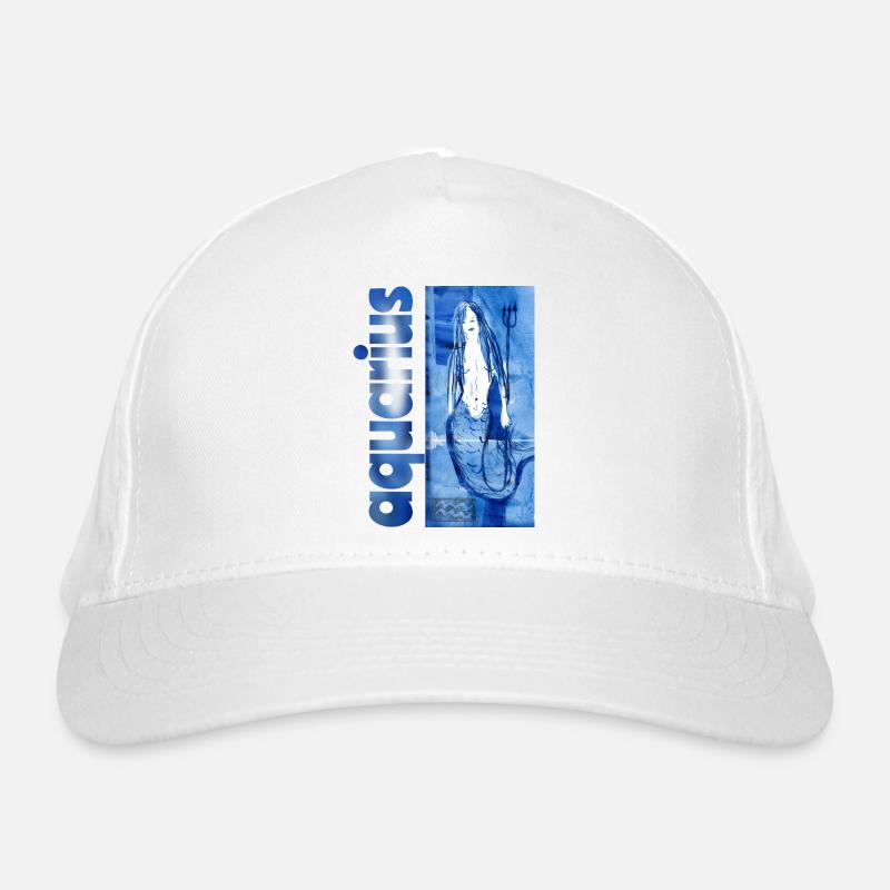 Sternzeichen Wassermann Bio-Baseballkappe