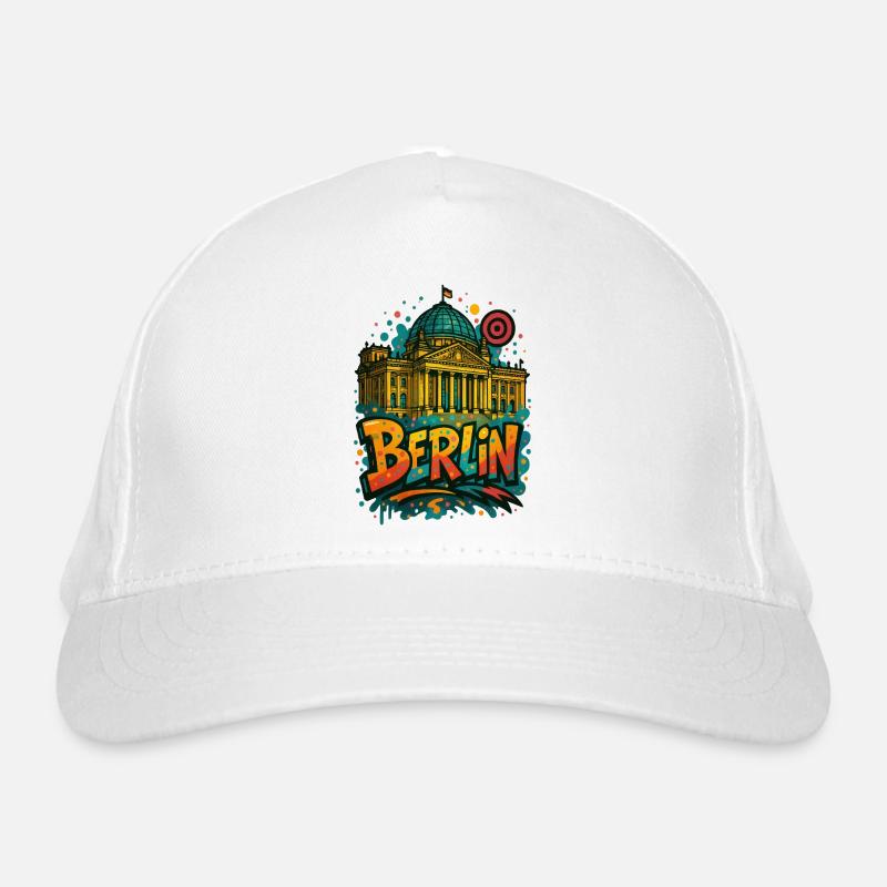 Reichstag Berlin Graffiti City Design Bio-Baseballkappe