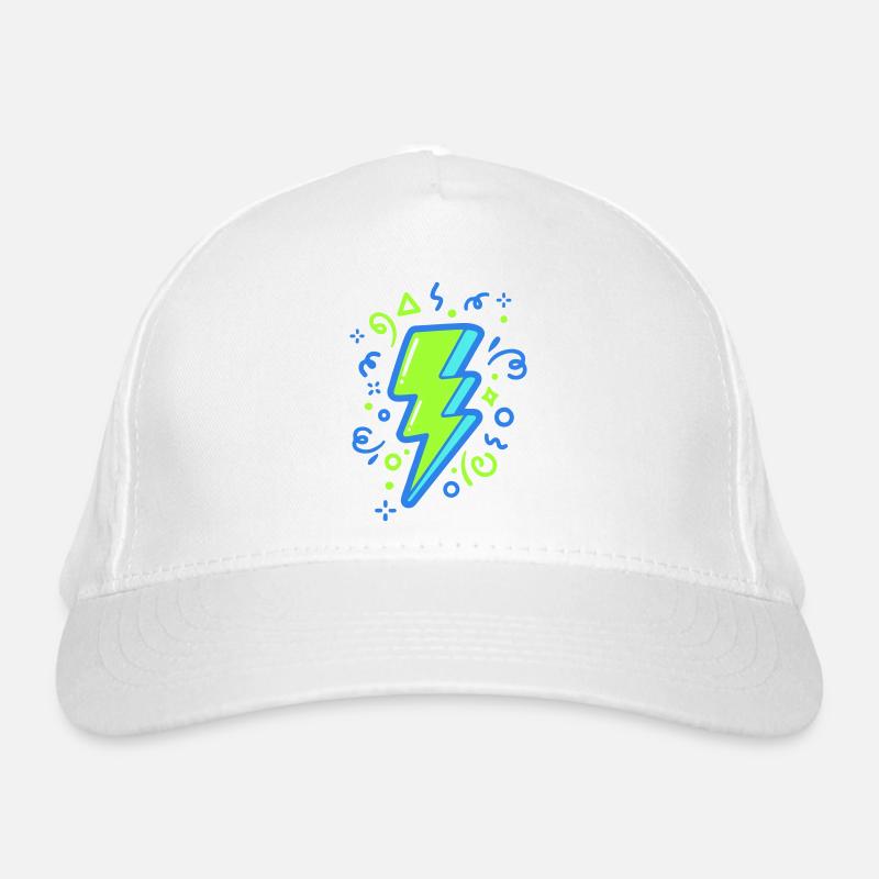 Rayon d'énergie aux couleurs néon Casquette classique bio