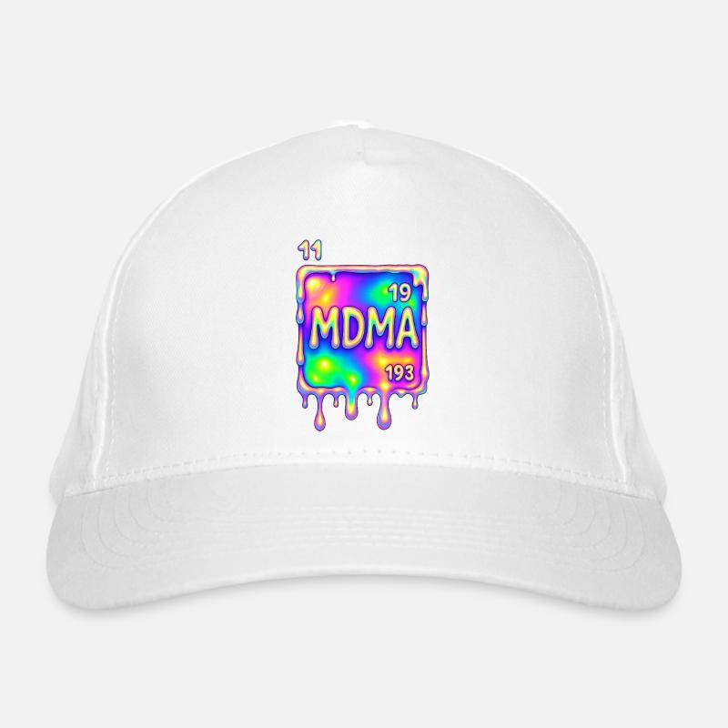 MDMA Design Organic Baseball Cap
