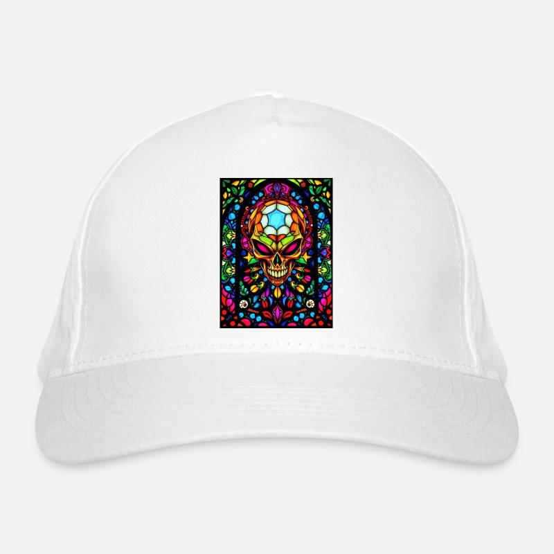 Vitrail Crâne Casquette classique bio