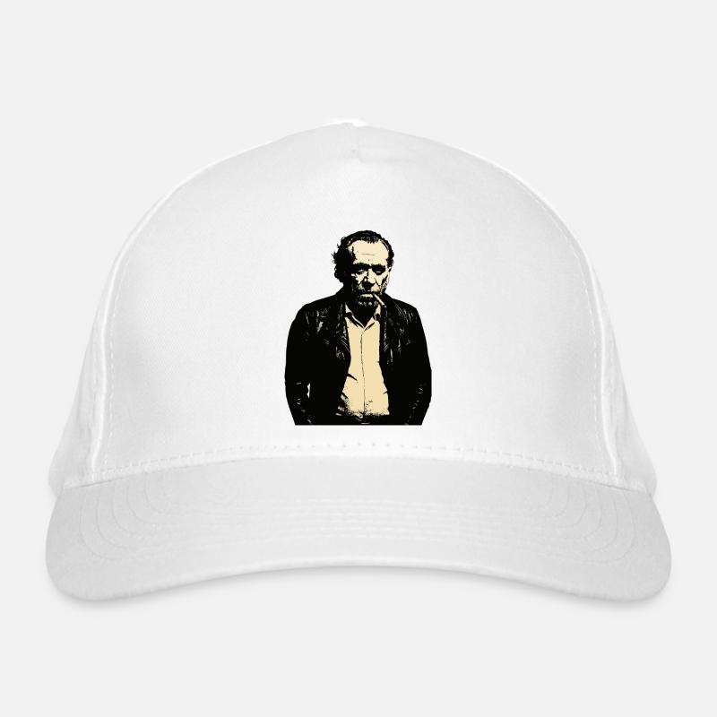 Noir Charles Bukowski Porträt Bio-Baseballkappe