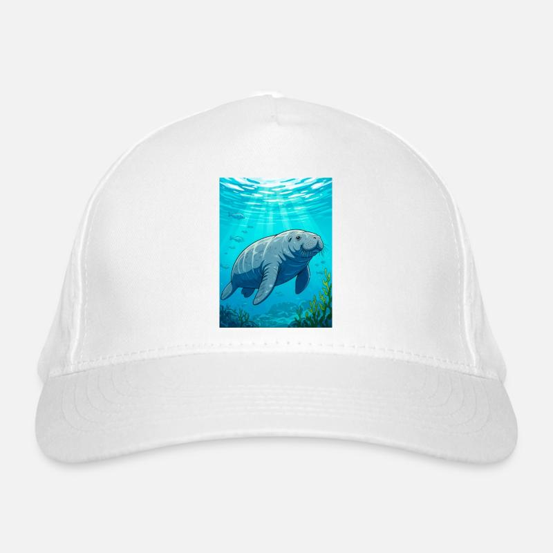 Doux géant d’eaux calmes, symbole de paix Casquette classique bio
