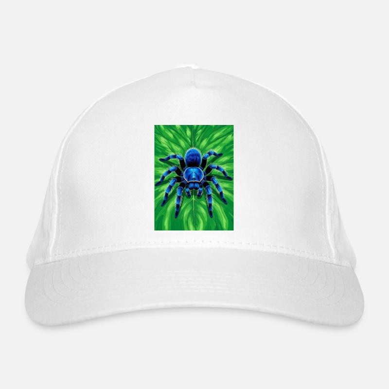Gooty Sapphire Tarantula  Brilliant blue spider Bio-Baseballkappe