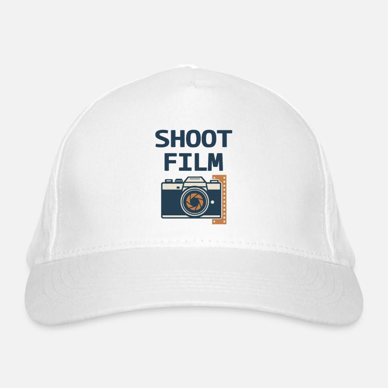 Shoot Film Retro Camera Organic Baseball Cap