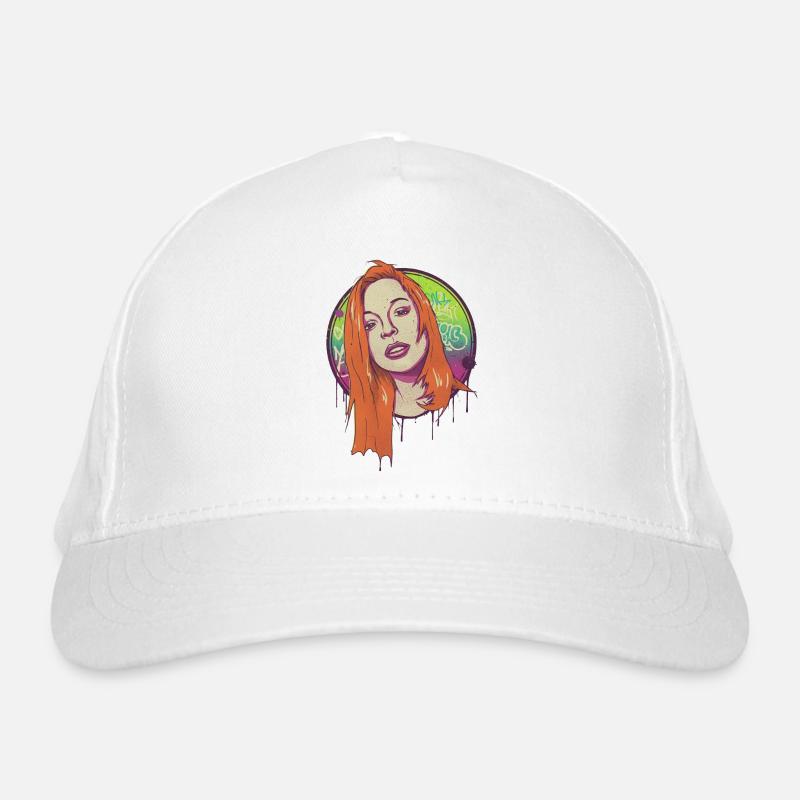 Fille de mon quartier - Portrait Graffiti Casquette classique bio