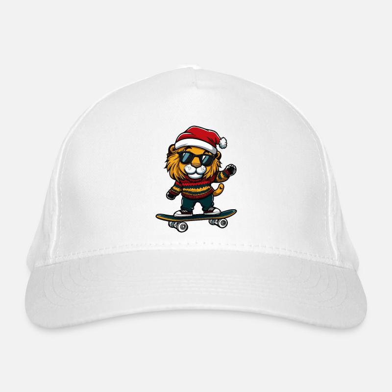 Lion Noël Drôle Casquette classique bio