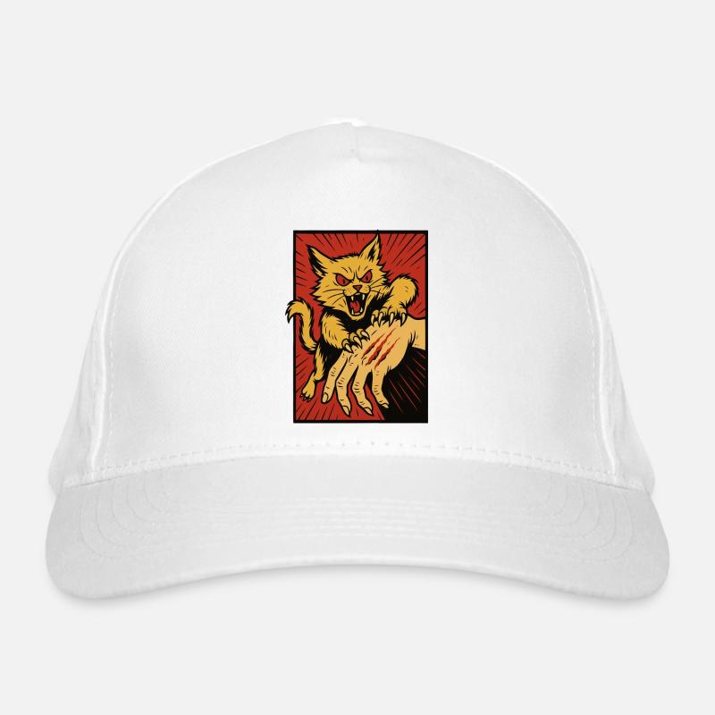 Crimson Claw Cat Assault Organic Baseball Cap