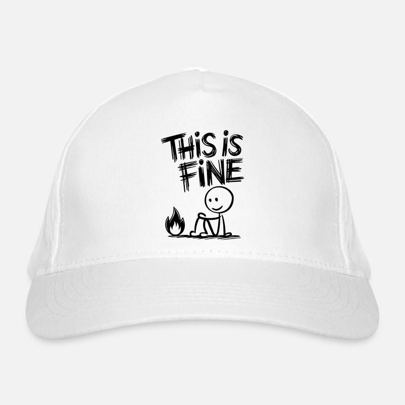 Sarcastic Doodle Organic Baseball Cap