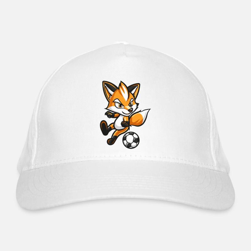 Fuchs Comic Fußball Bio-Baseballkappe