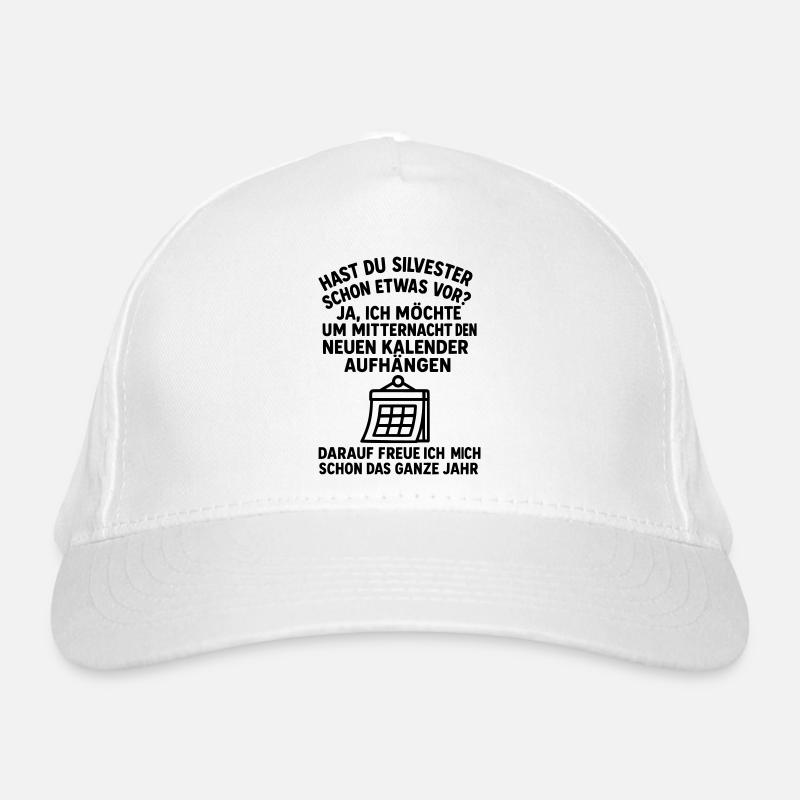 New Year's Eve Calendar Joke Organic Baseball Cap