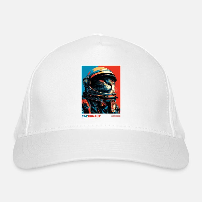 Katzenastronaut Bio-Baseballkappe