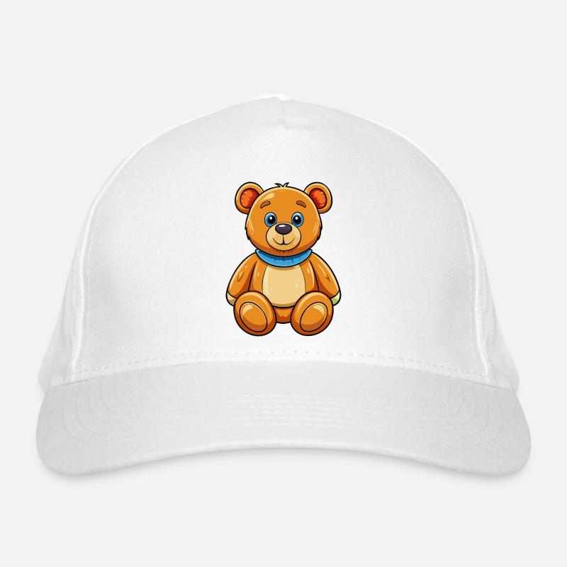 Teddybär Bio-Baseballkappe