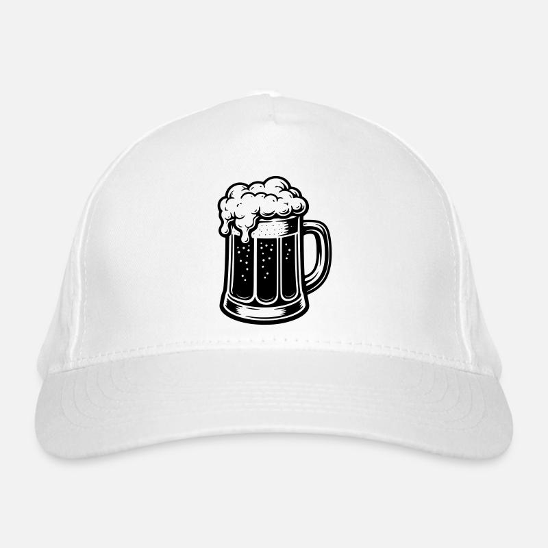 Beer stone Organic Baseball Cap