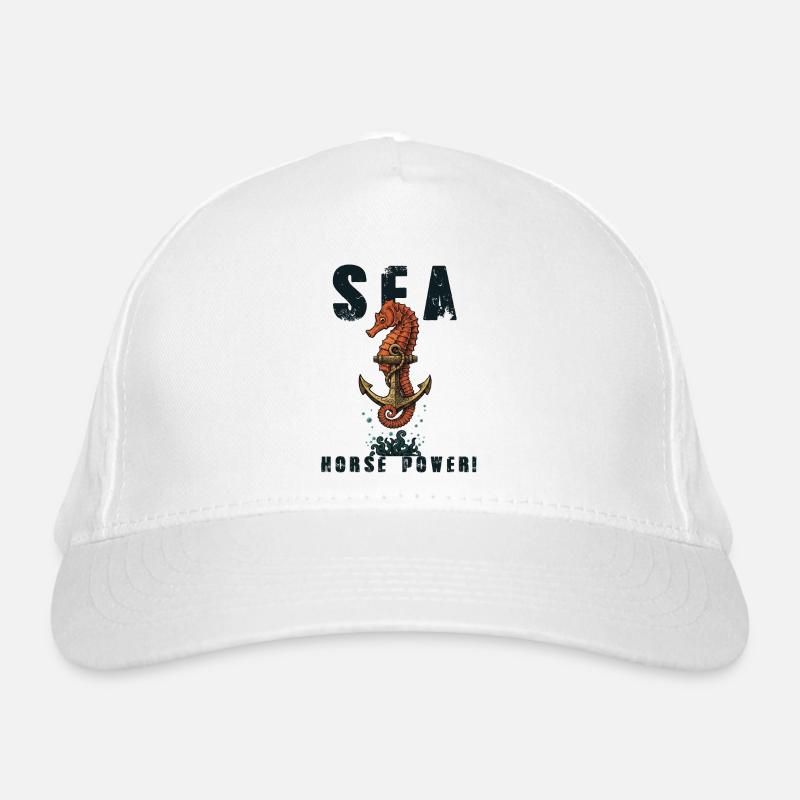 Seepferdchen-Humor Seepferdchen-Kraft Bio-Baseballkappe