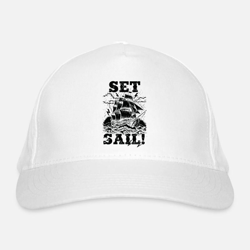 Set Sail Tempête Noire Vintage Casquette classique bio