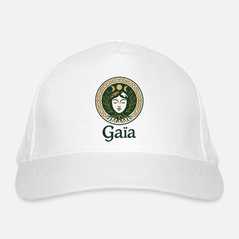 Gaia – Mutter Natur – Baum des Lebens Bio-Baseballkappe