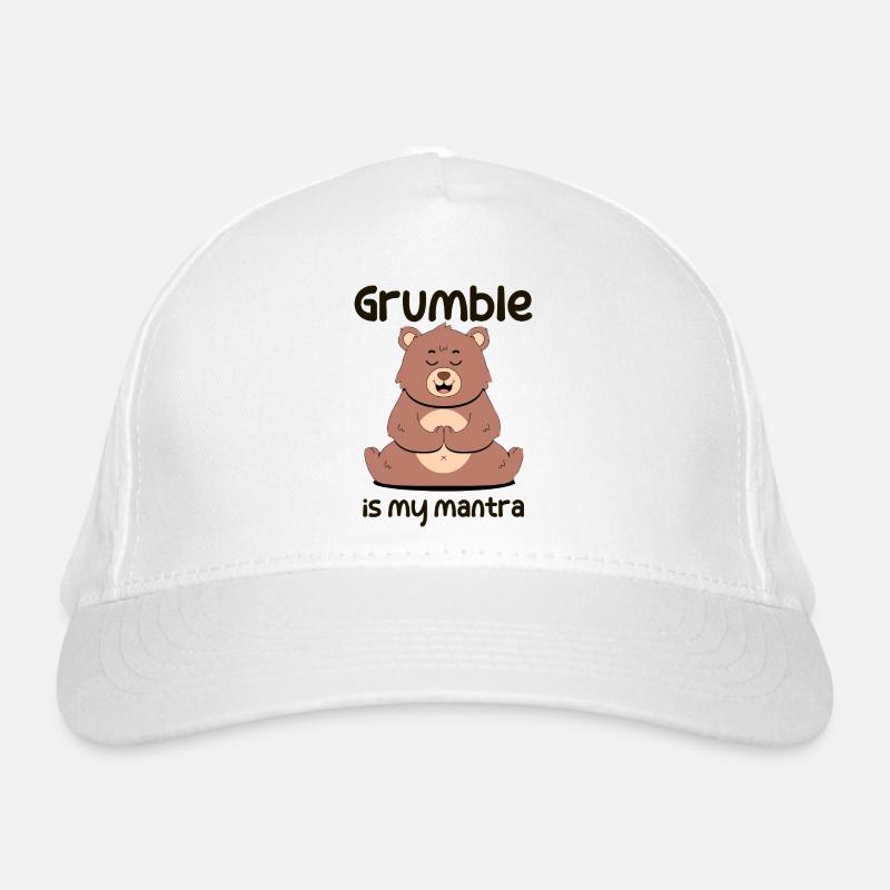 Grogner est mon mantra Casquette classique bio