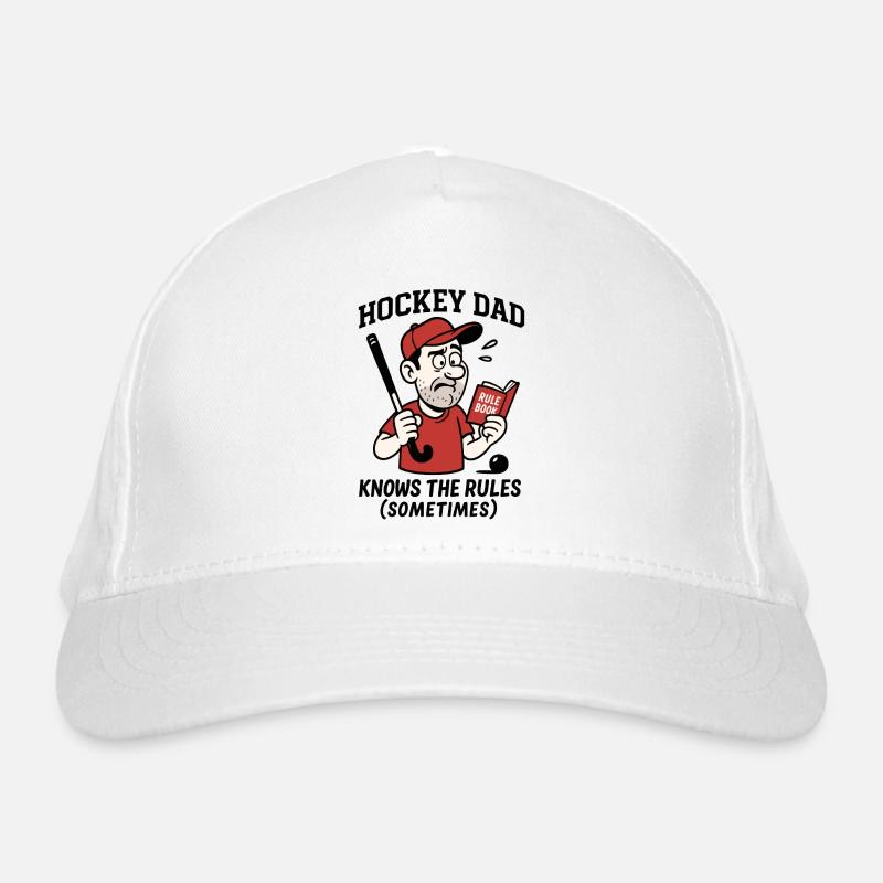 Hockey Dad - Knows the rules (sometimes) Bio-Baseballkappe