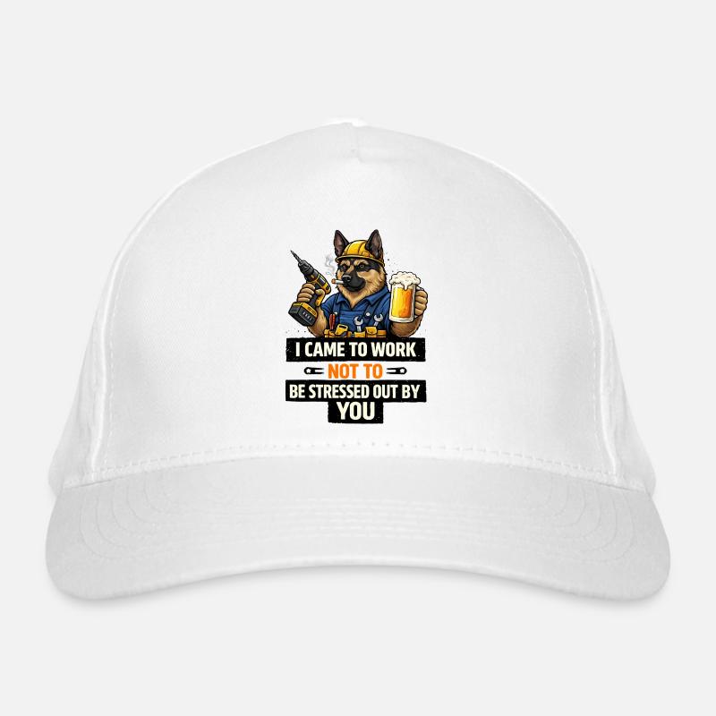 Hardworking Hound: I Came to Work Organic Baseball Cap