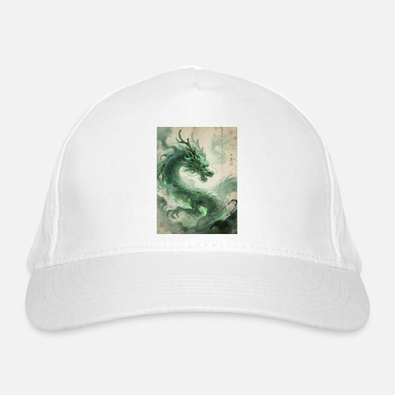 Der Aufstieg des Drachen: Qinglong – Östlicher Wohlstand Bio-Baseballkappe