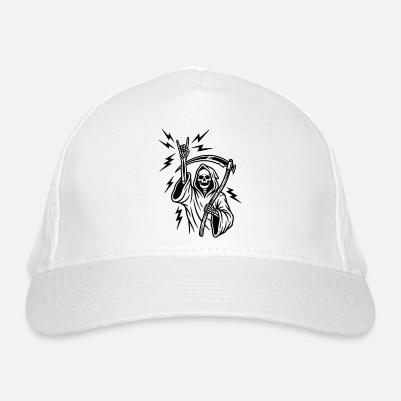 hard rock hand Organic Baseball Cap