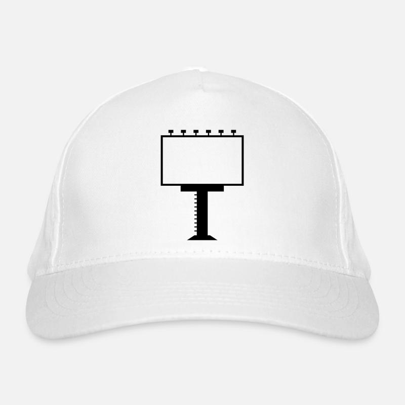 Panneau publicitaire Casquette classique bio