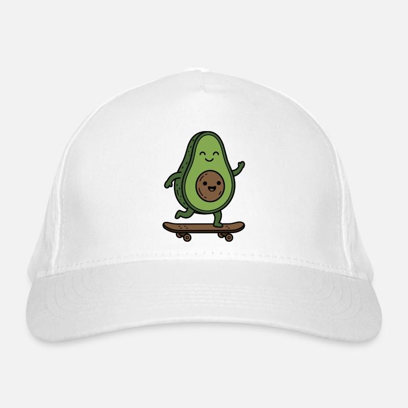 Advocado Skateboard Organic Baseball Cap