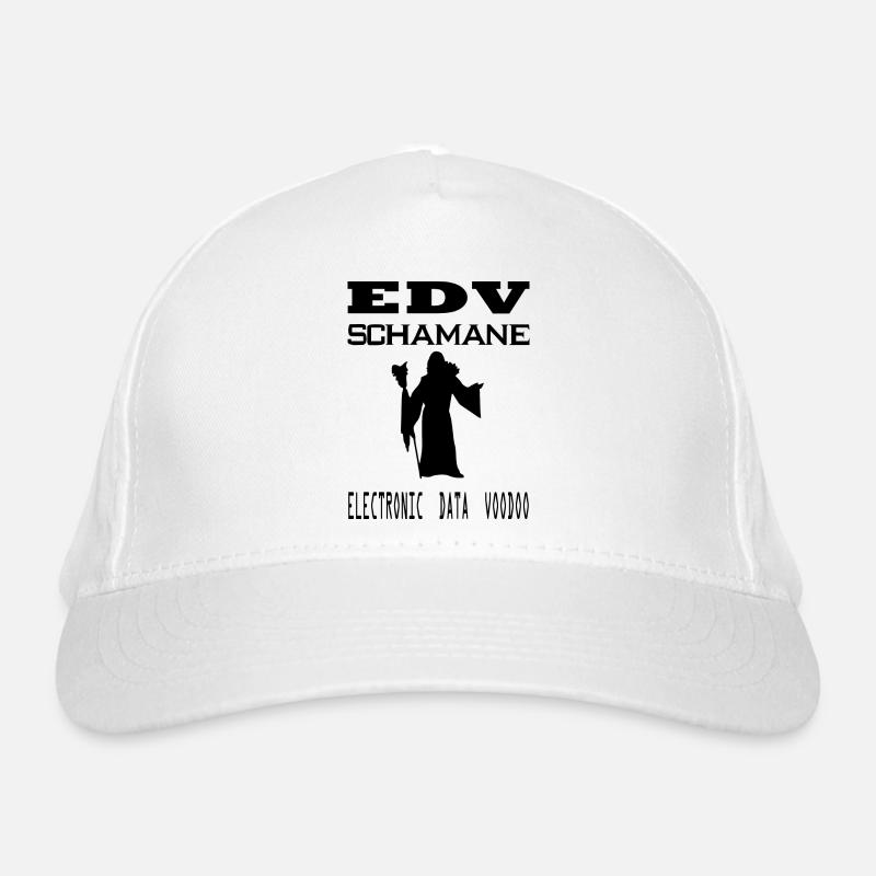 edv - schamane - electronic data voodoo Bio-Baseballkappe