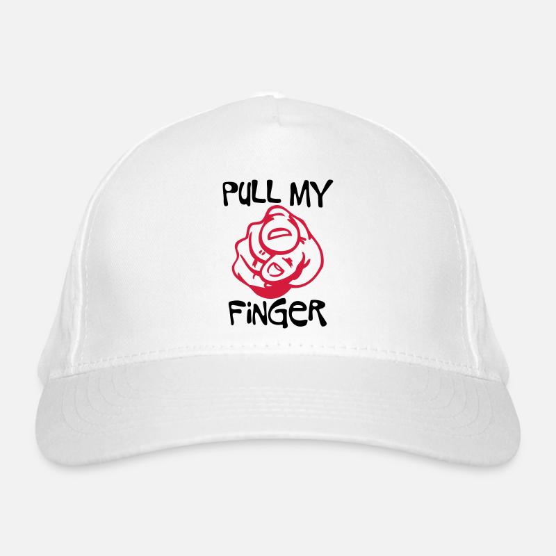 Pull my Finger Bio-Baseballkappe