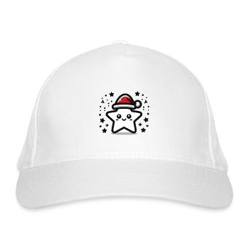 Étoile Mignon Poinsettia - Casquette classique bio - blanc - Devant