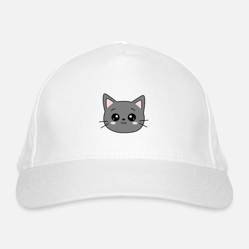 chat noir chat chaton doux cadeau de Noël Casquette classique bio