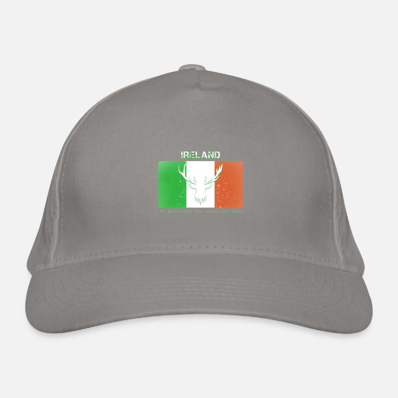 FAUNE ET DE LA FLORE D’IRLANDE Drapeau de l’Irlande Casquette classique bio