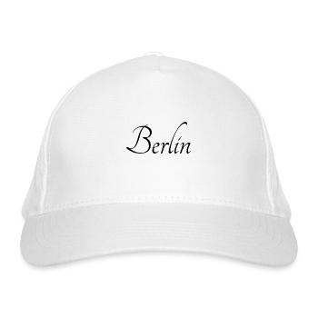 Berlin berlin - Bio-Baseballkappe - Weiß - Vorne