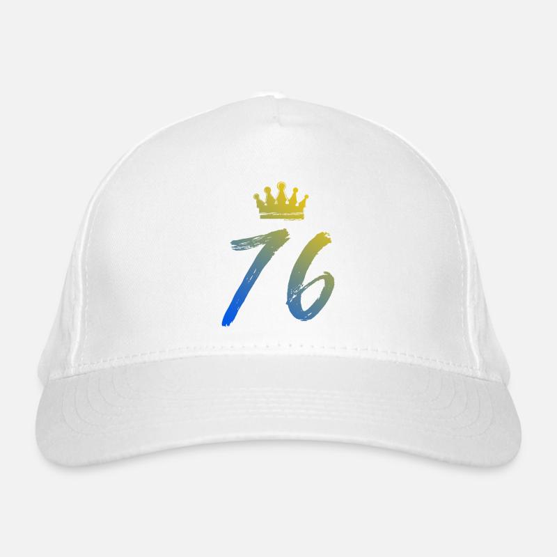 76 Couronne numérique Casquette classique bio