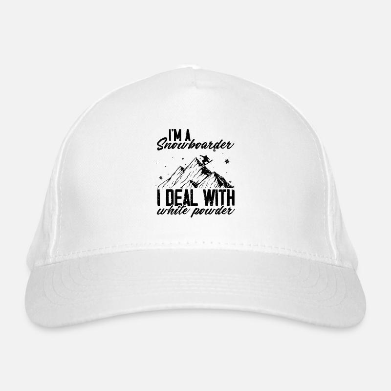 Snowboard Gift Ideas | Snowboarder Winter Holiday Organic Baseball Cap