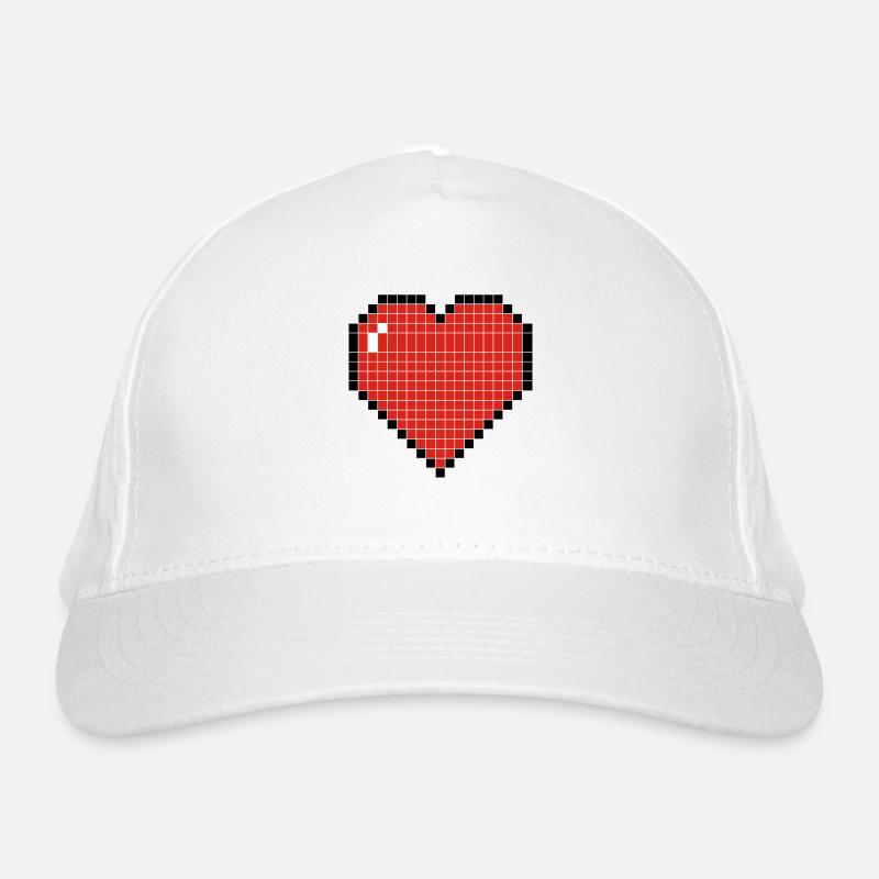 heart Organic Baseball Cap