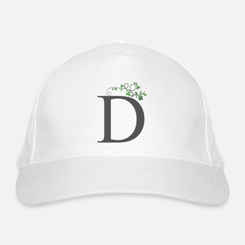 D avec trèfles Casquette classique bio