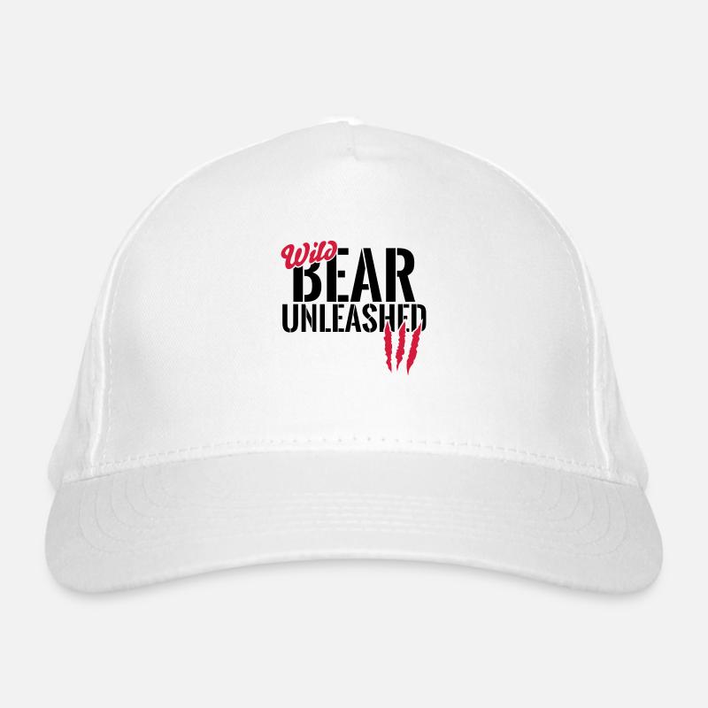 Wild bear unleashed Organic Baseball Cap