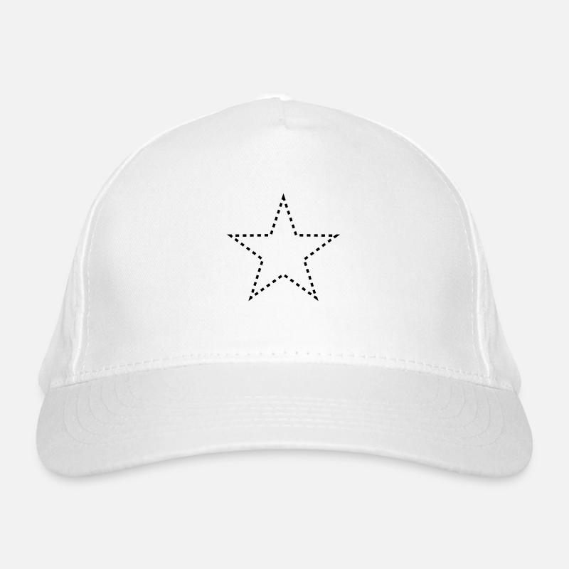 dashed_star_1c Bio-Baseballkappe