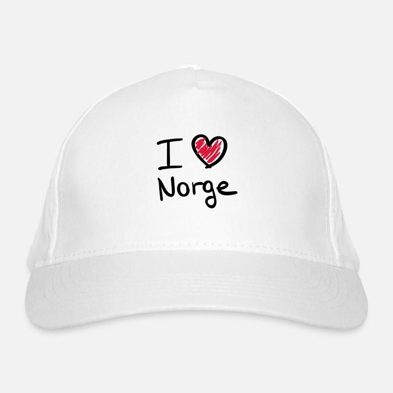i_love_norge__f2 Casquette classique bio