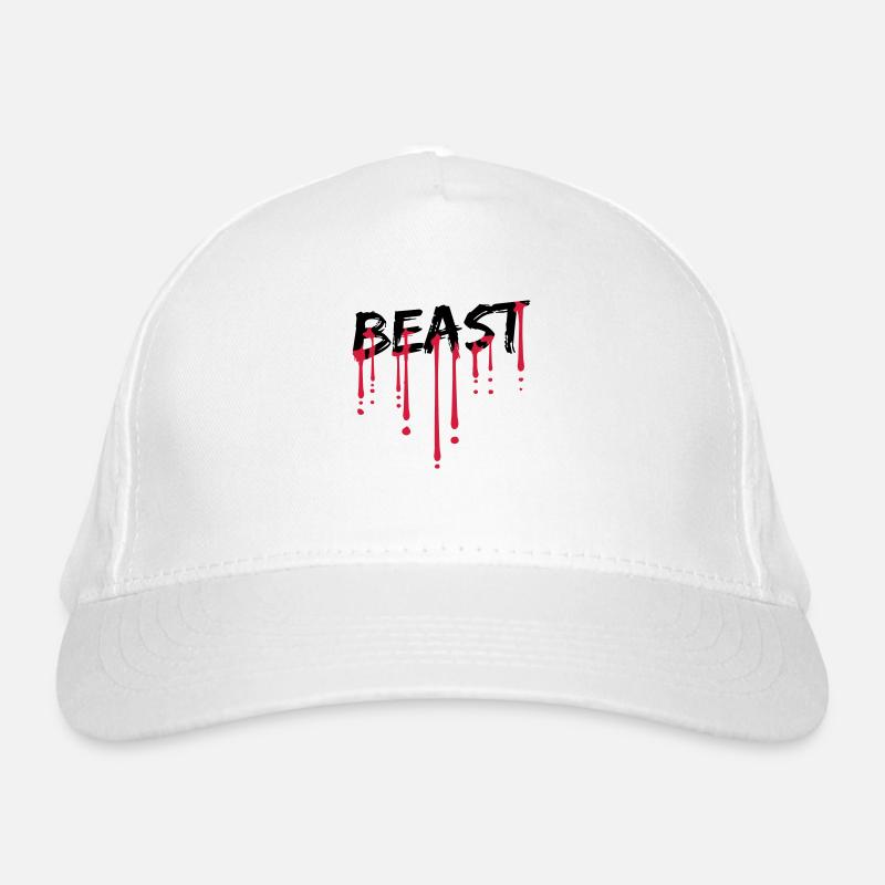 blut tropfen bodybuilder beast mode monster stark Bio-Baseballkappe