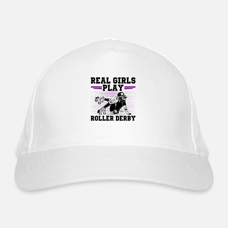 Roller Derby Mädchen Bio-Baseballkappe
