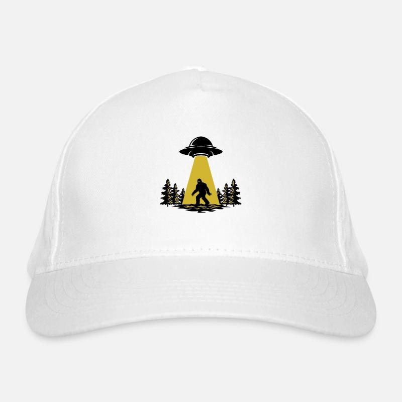 Bigfoot UFO Believer Design| Sasquatch Alien Tee Bio-Baseballkappe