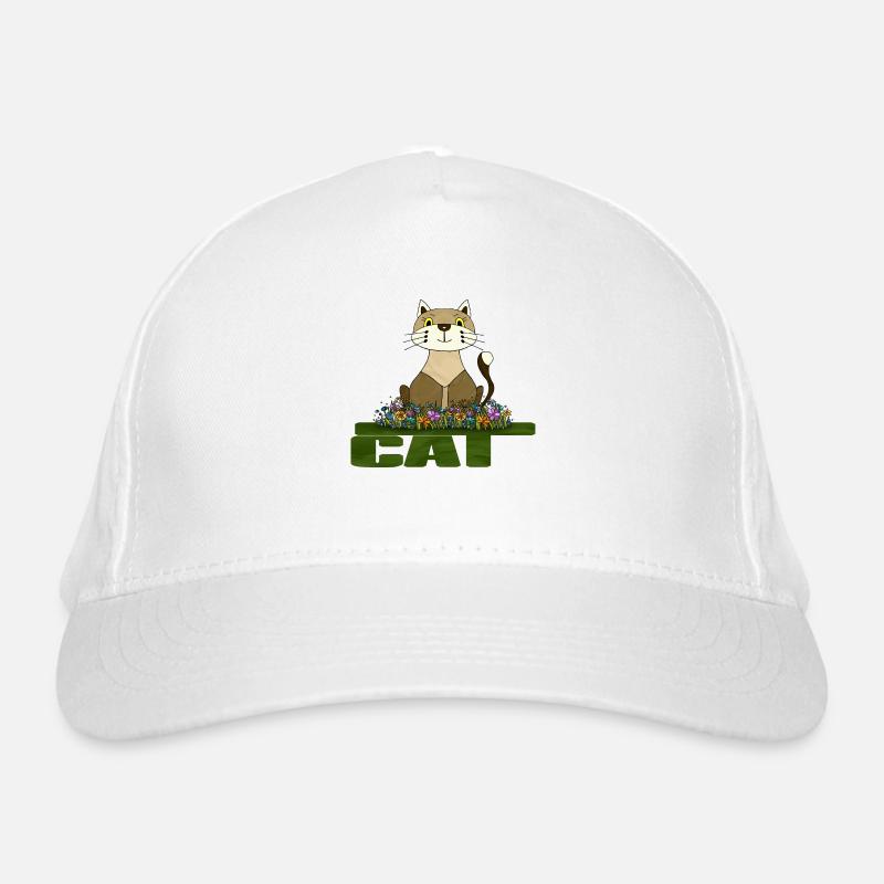Katze Bio-Baseballkappe
